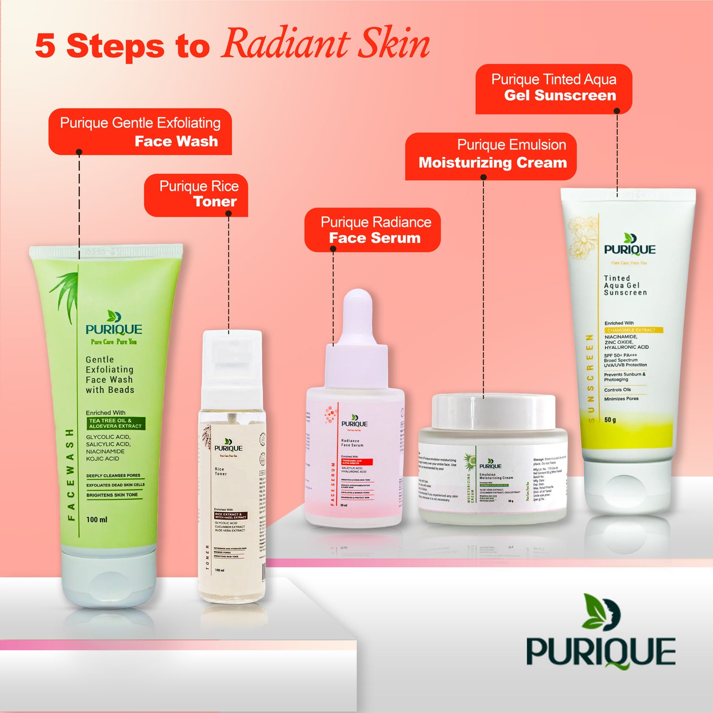 Purique Radiance Face Serum