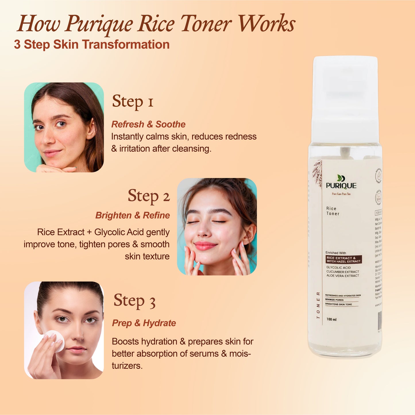 Purique Rice Toner