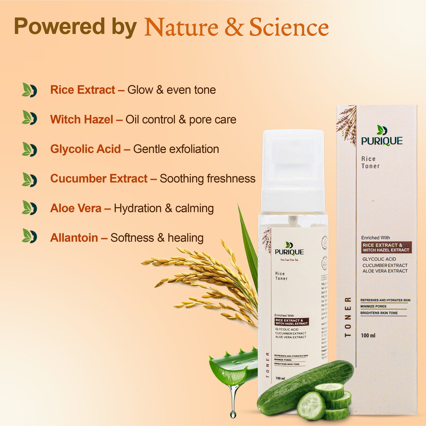 Purique Rice Toner