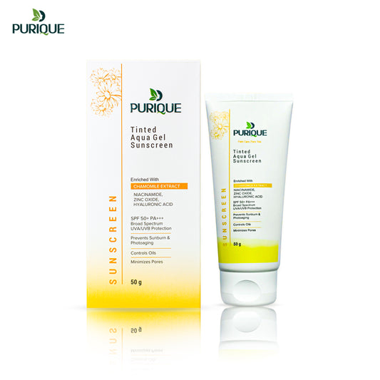 Purique Tinted Aqua Gel Sunscreen