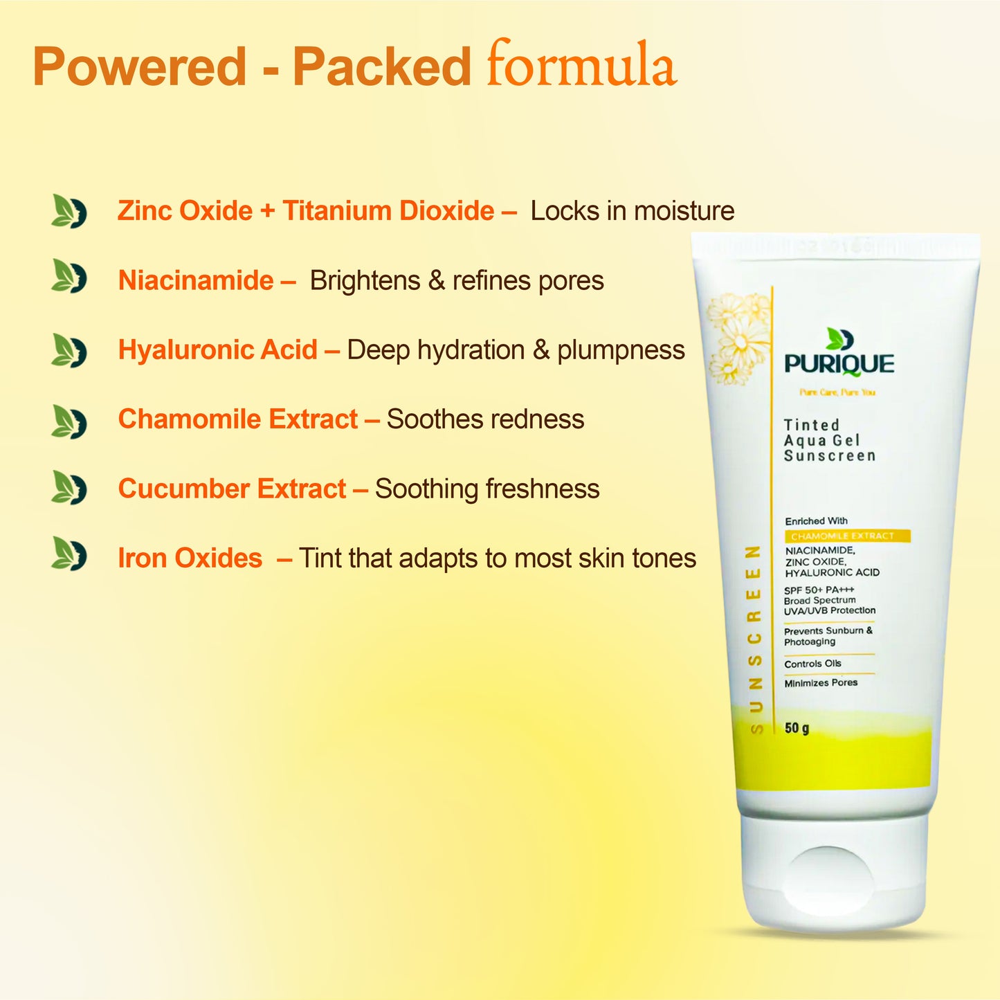 Purique Tinted Aqua Gel Sunscreen